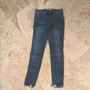 Madewell Women's Dark Blue Skinny Jeans